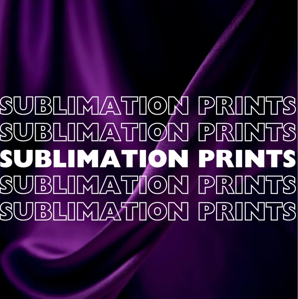 Custom Sublimation Prints (only)